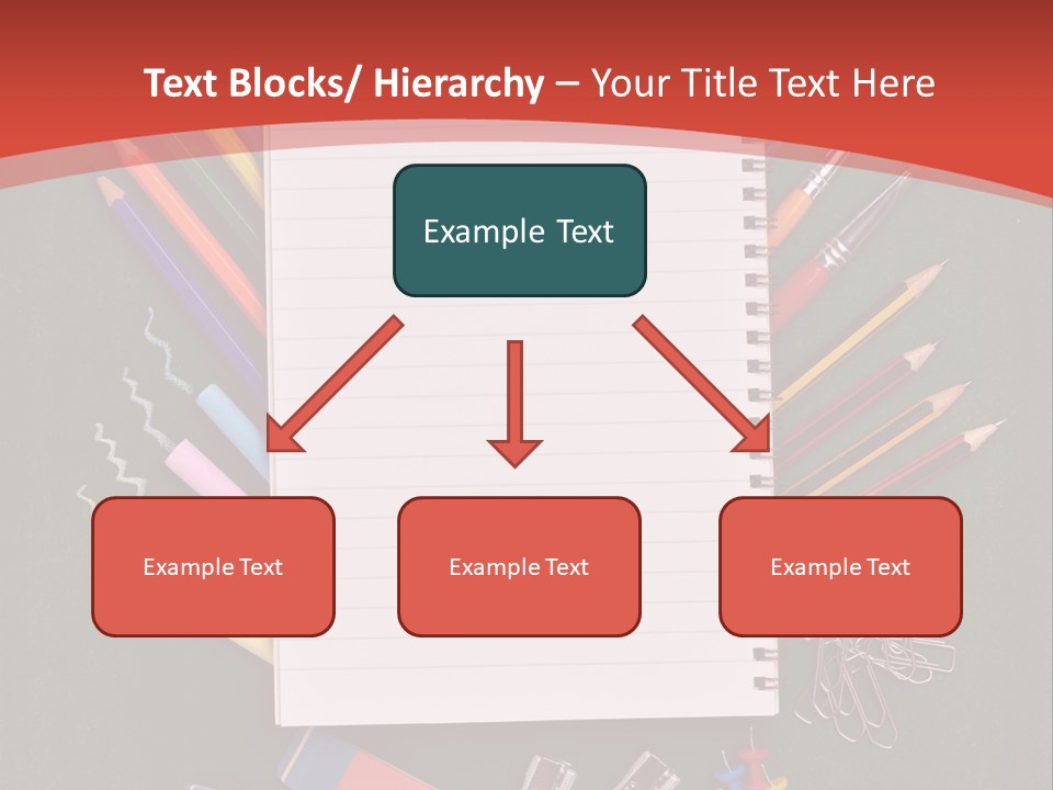 Scissors Magnifier Elementary PowerPoint Template
