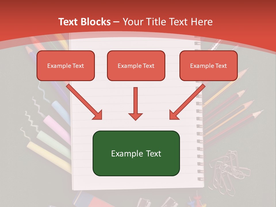 Scissors Magnifier Elementary PowerPoint Template