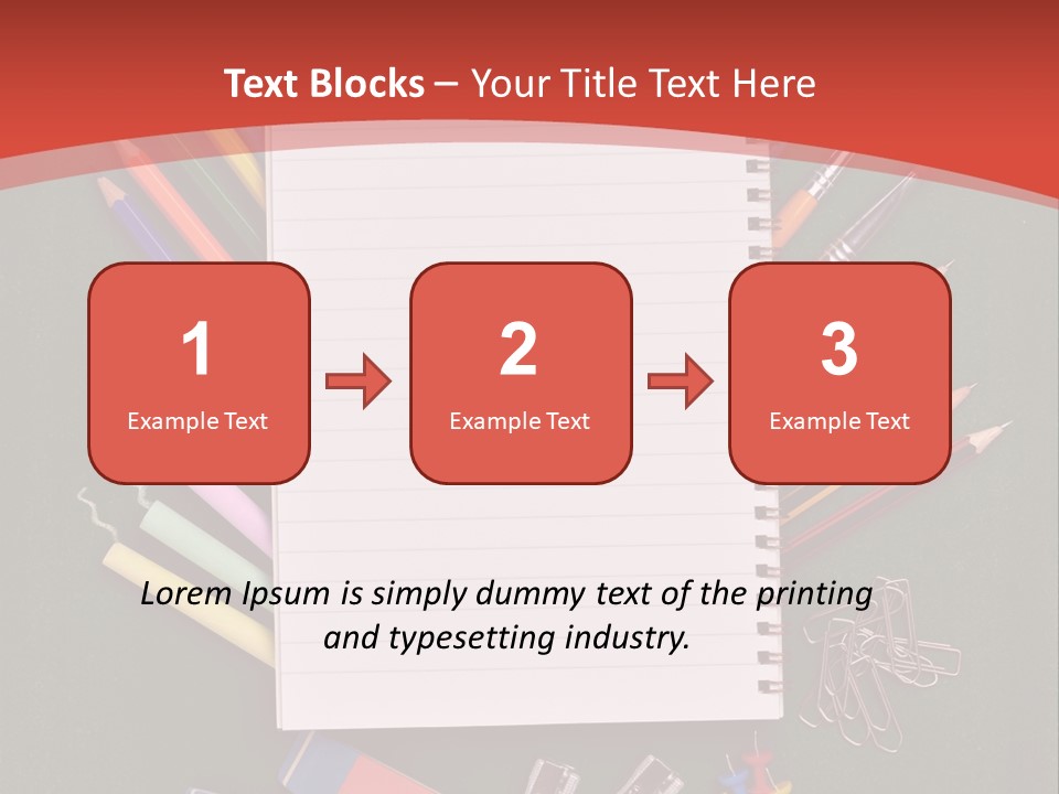 Scissors Magnifier Elementary PowerPoint Template