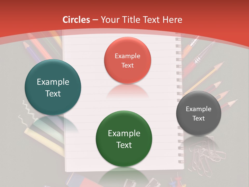 Scissors Magnifier Elementary PowerPoint Template