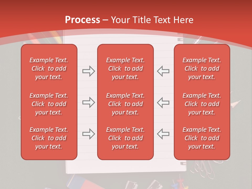 Scissors Magnifier Elementary PowerPoint Template