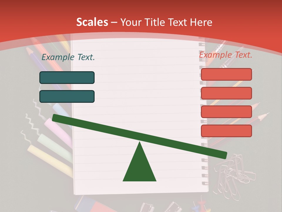 Scissors Magnifier Elementary PowerPoint Template