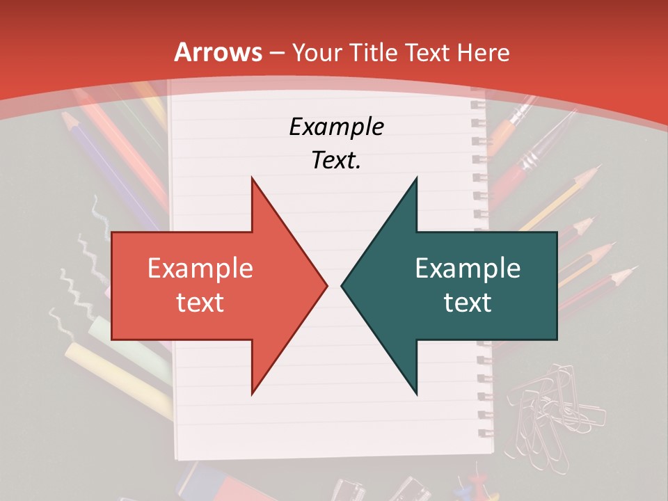 Scissors Magnifier Elementary PowerPoint Template