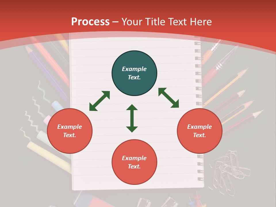 Scissors Magnifier Elementary PowerPoint Template