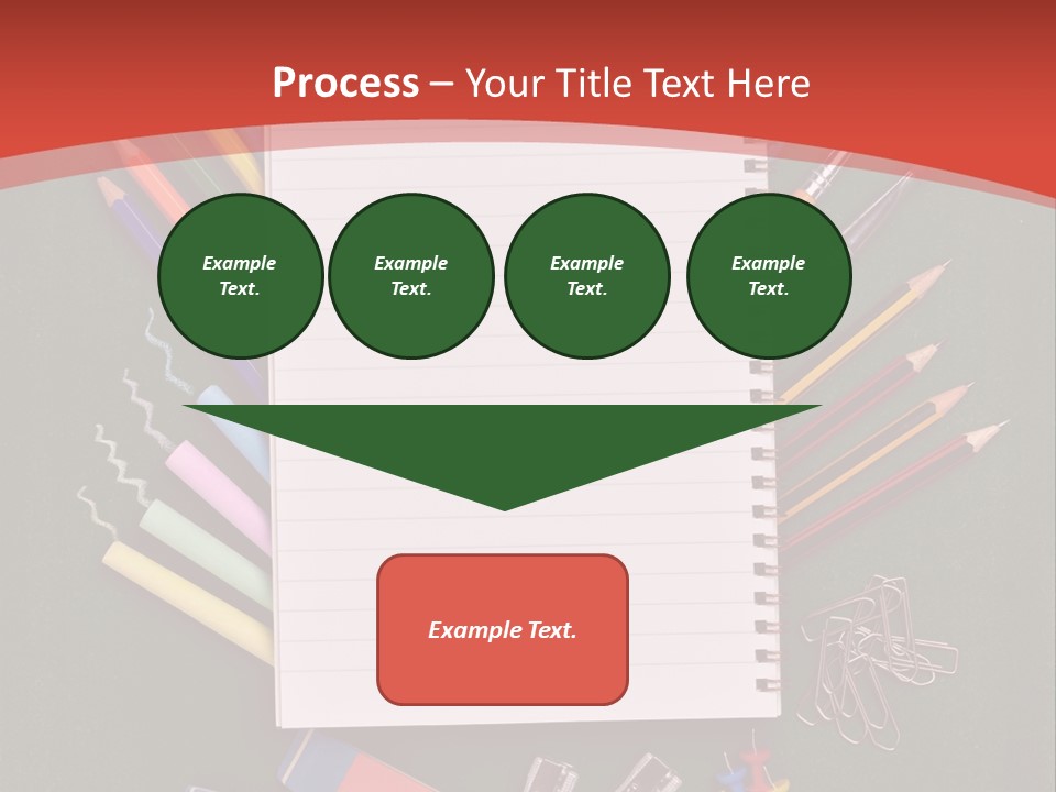 Scissors Magnifier Elementary PowerPoint Template