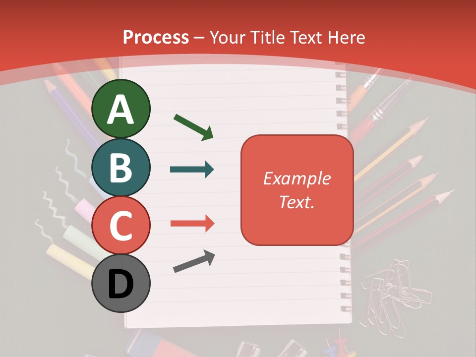 Scissors Magnifier Elementary PowerPoint Template