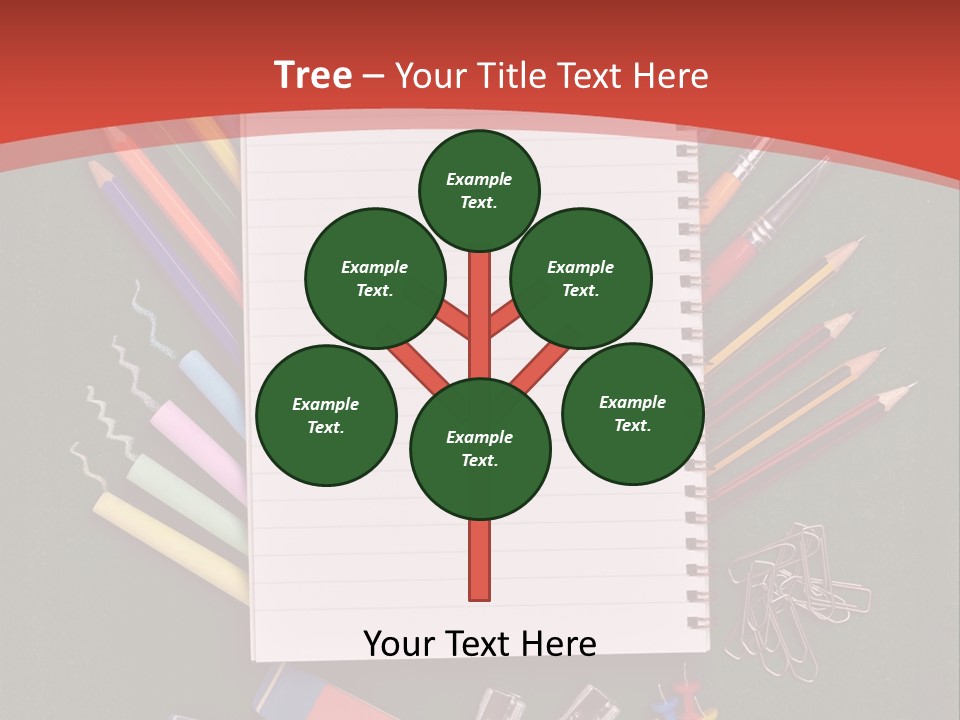 Scissors Magnifier Elementary PowerPoint Template