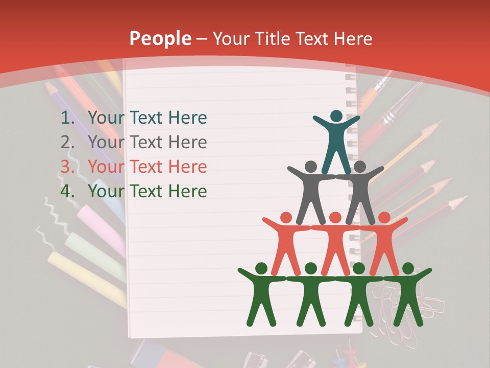 Scissors Magnifier Elementary PowerPoint Template