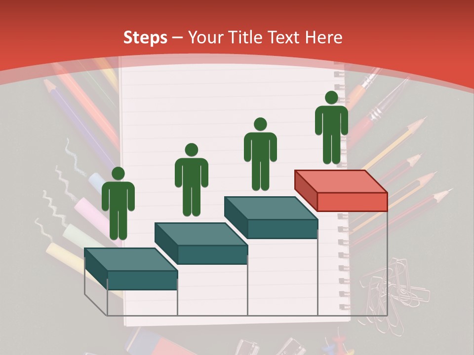 Scissors Magnifier Elementary PowerPoint Template