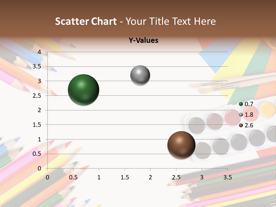 Desk Primary Pen PowerPoint Template