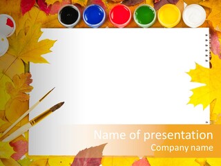 Work Colors White PowerPoint Template