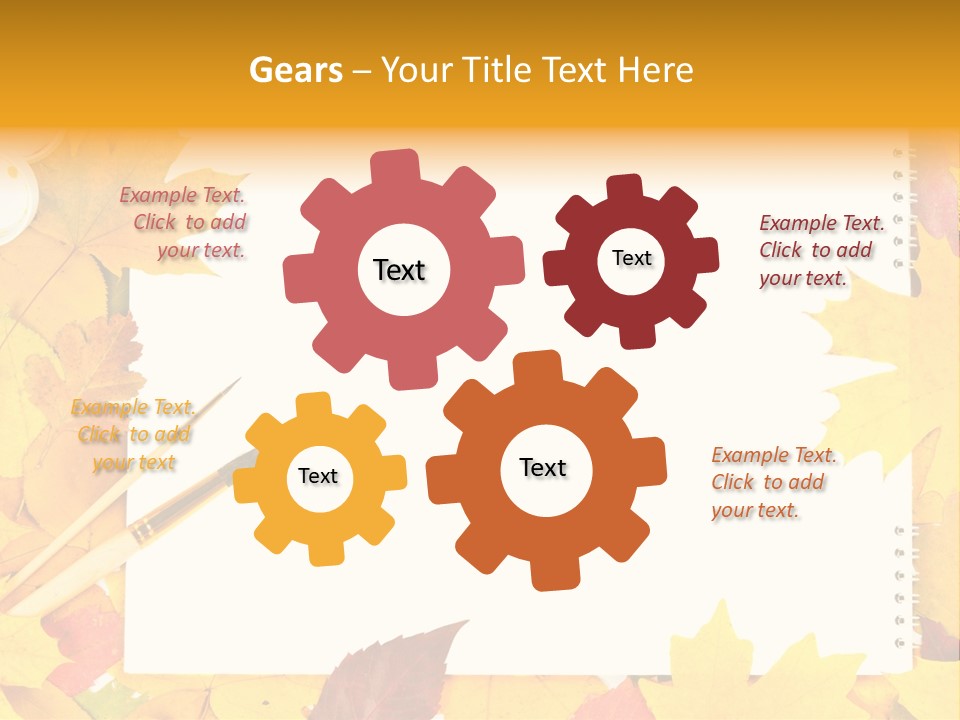 Work Colors White PowerPoint Template