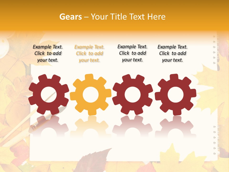 Work Colors White PowerPoint Template