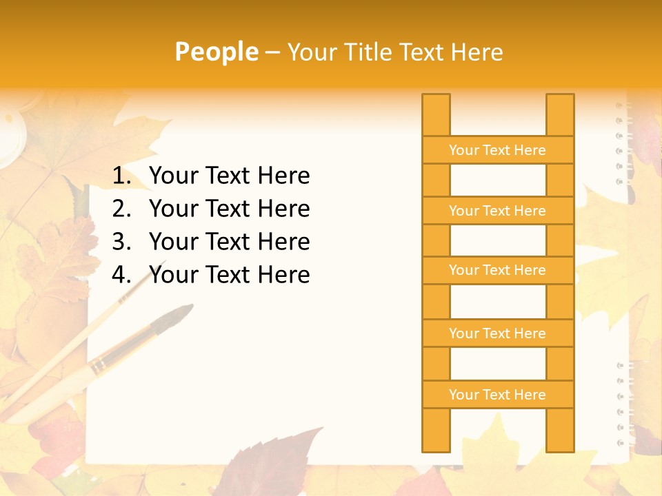 Work Colors White PowerPoint Template