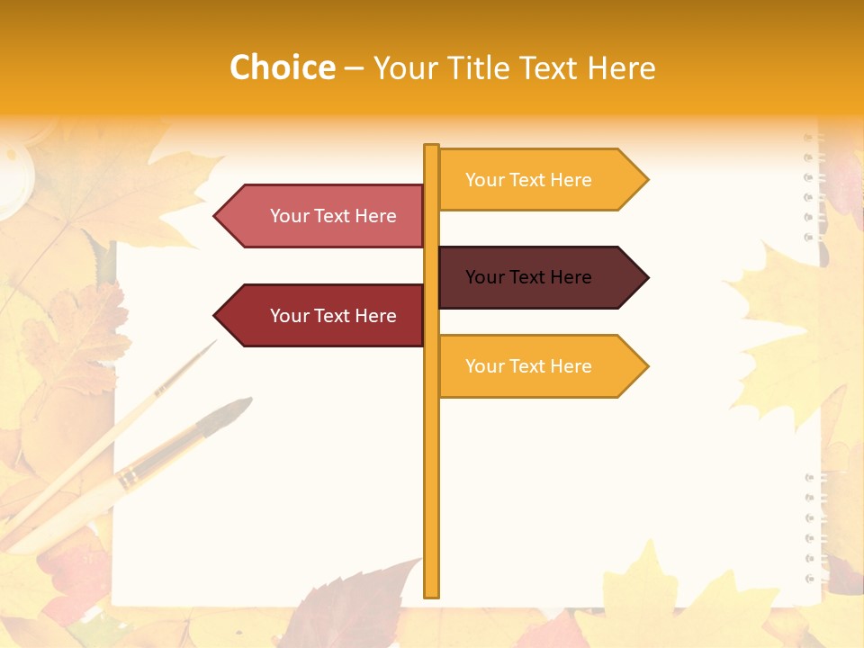 Work Colors White PowerPoint Template