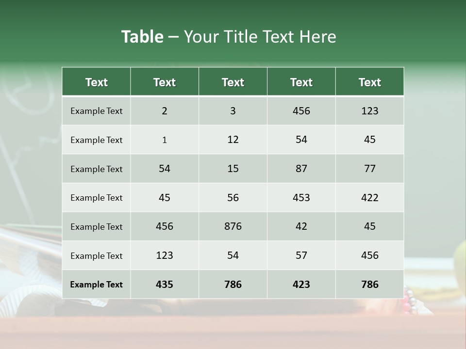 A Young Girl Is Reading A Book In Front Of A Chalkboard PowerPoint Template