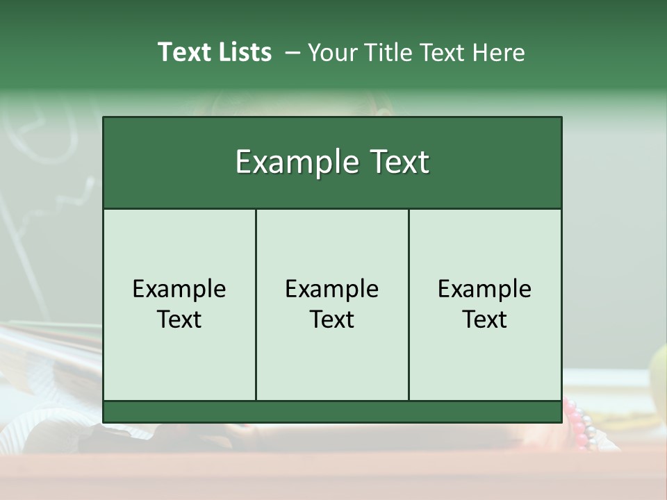 A Young Girl Is Reading A Book In Front Of A Chalkboard PowerPoint Template