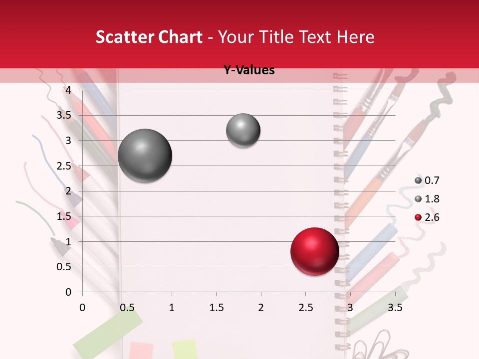 A Notepad Surrounded By Office Supplies And A Magnifying Glass PowerPoint Template