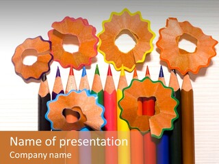 Draw Sketch Crayon PowerPoint Template