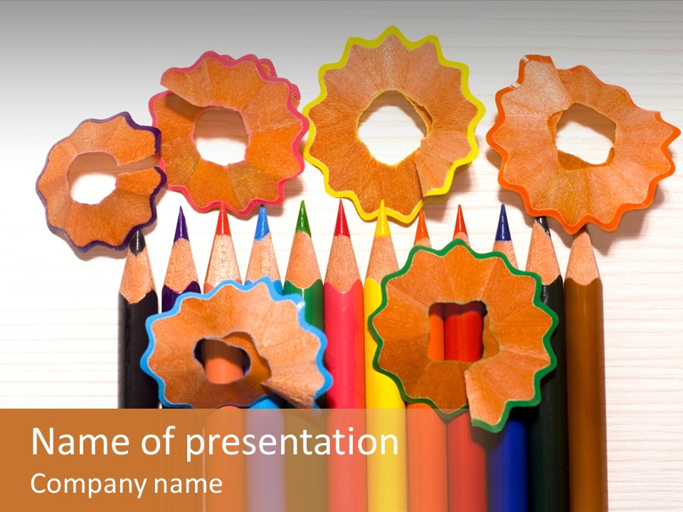 Draw Sketch Crayon PowerPoint Template