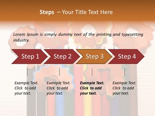 Draw Sketch Crayon PowerPoint Template