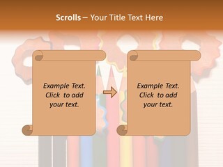 Draw Sketch Crayon PowerPoint Template
