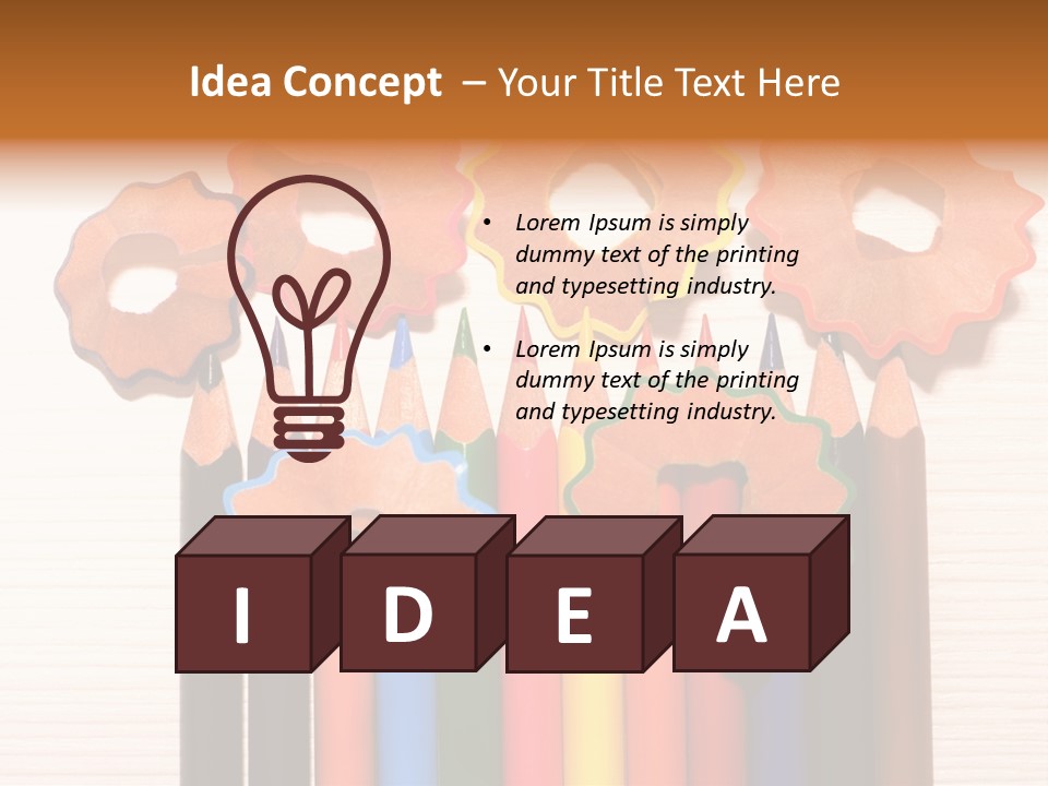 Draw Sketch Crayon PowerPoint Template