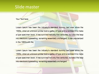 University Isolated Educational PowerPoint Template