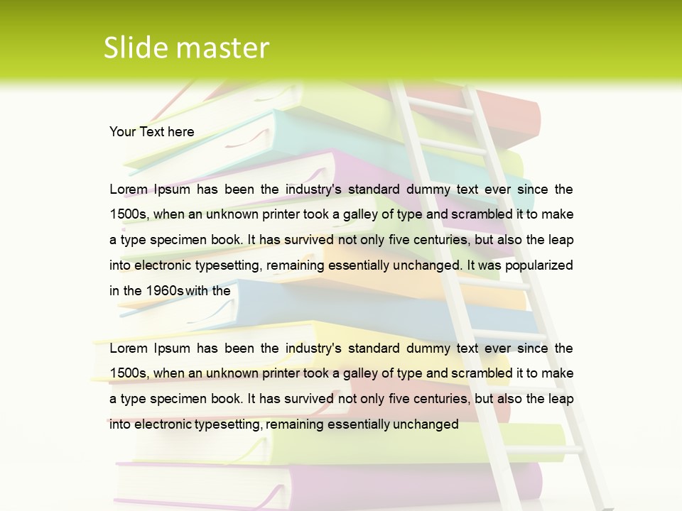 University Isolated Educational PowerPoint Template