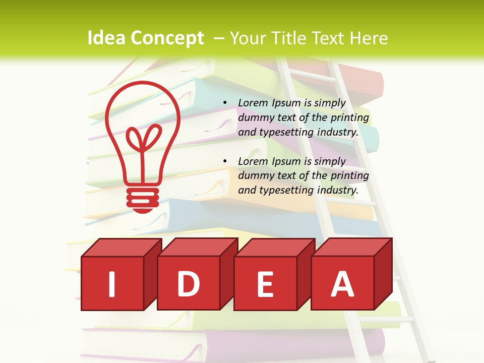 University Isolated Educational PowerPoint Template