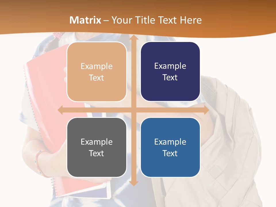 Dos Scolaire Ecole PowerPoint Template