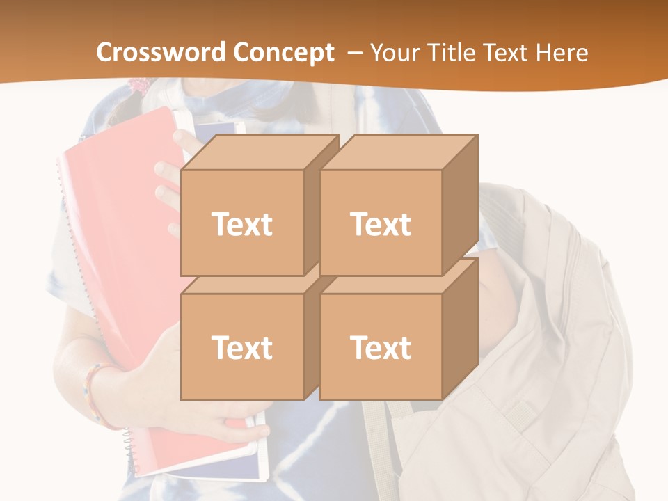 Dos Scolaire Ecole PowerPoint Template