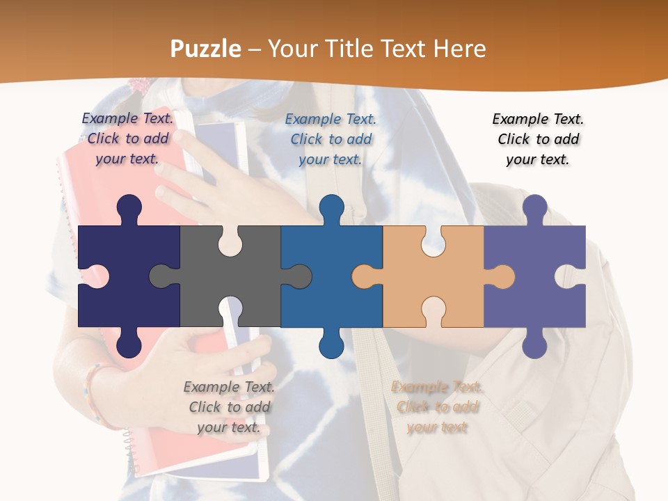 Dos Scolaire Ecole PowerPoint Template