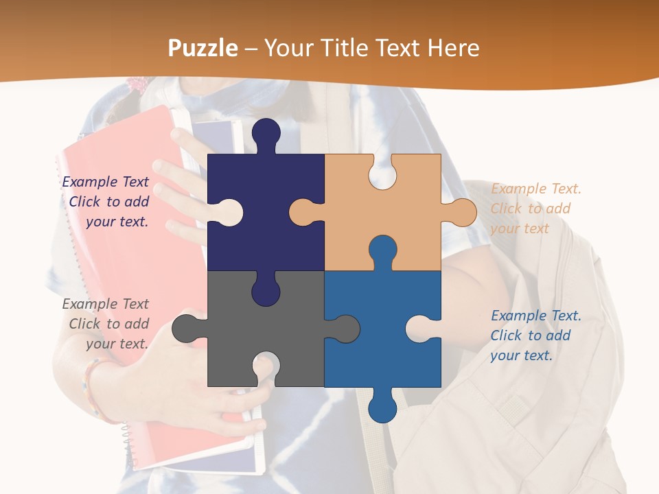 Dos Scolaire Ecole PowerPoint Template