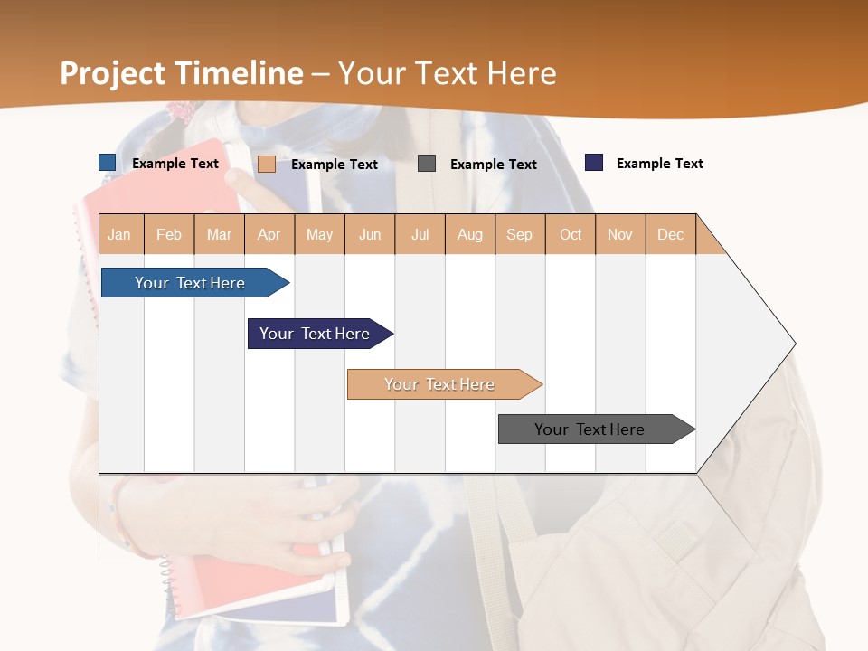 Dos Scolaire Ecole PowerPoint Template
