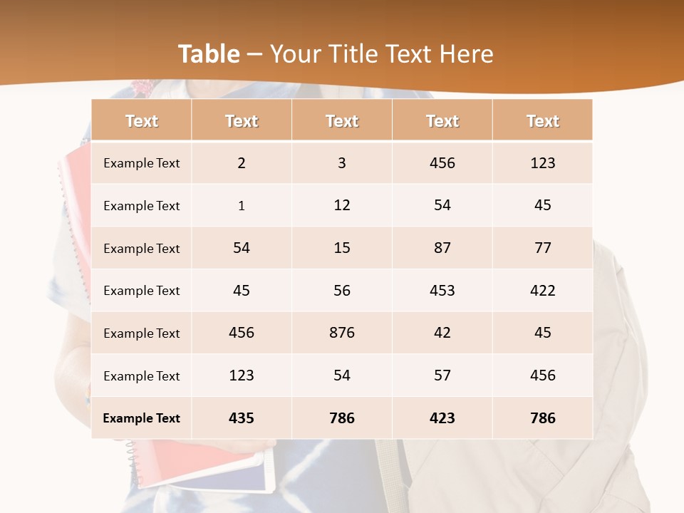 Dos Scolaire Ecole PowerPoint Template