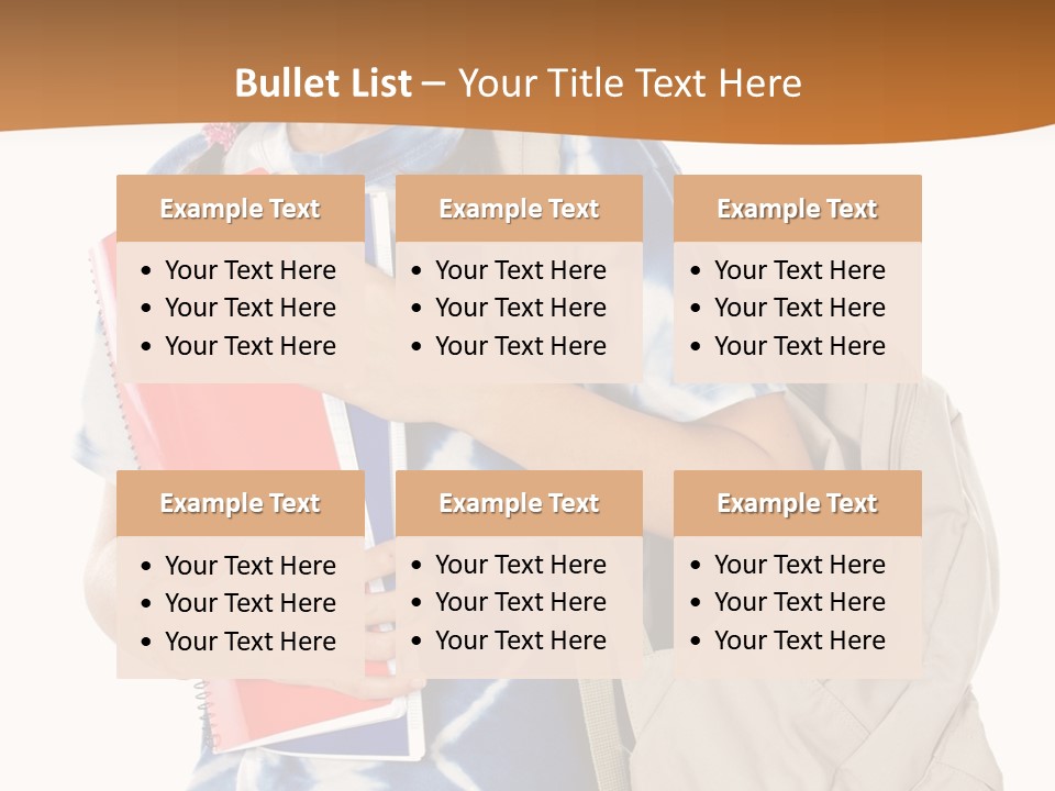 Dos Scolaire Ecole PowerPoint Template