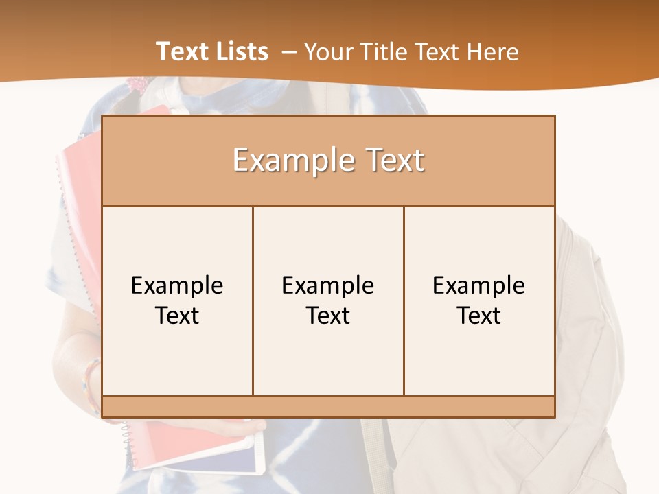 Dos Scolaire Ecole PowerPoint Template