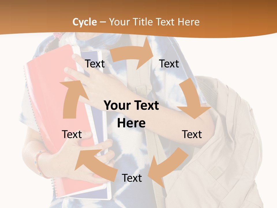 Dos Scolaire Ecole PowerPoint Template