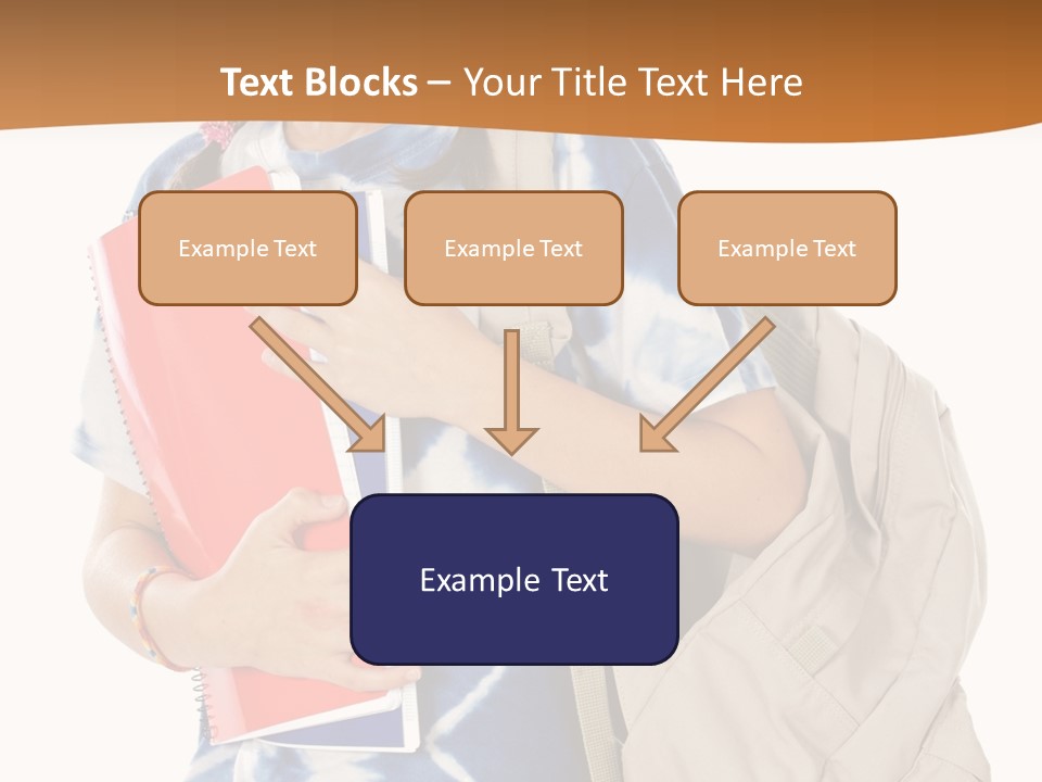 Dos Scolaire Ecole PowerPoint Template