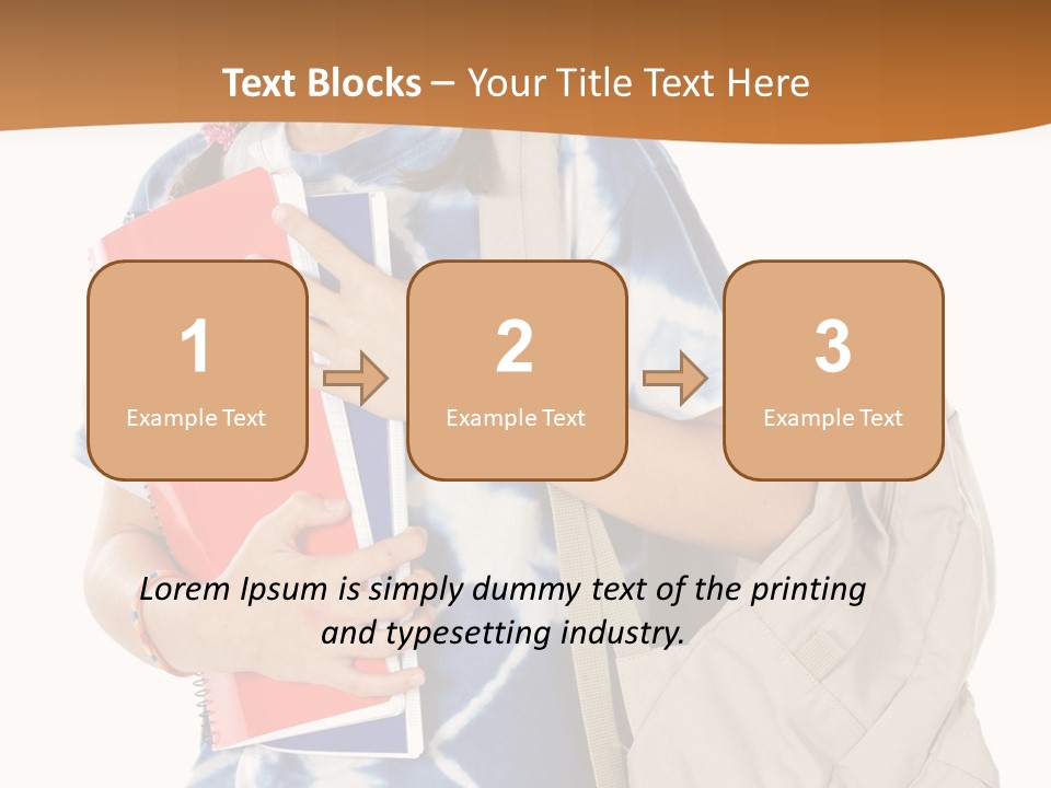 Dos Scolaire Ecole PowerPoint Template