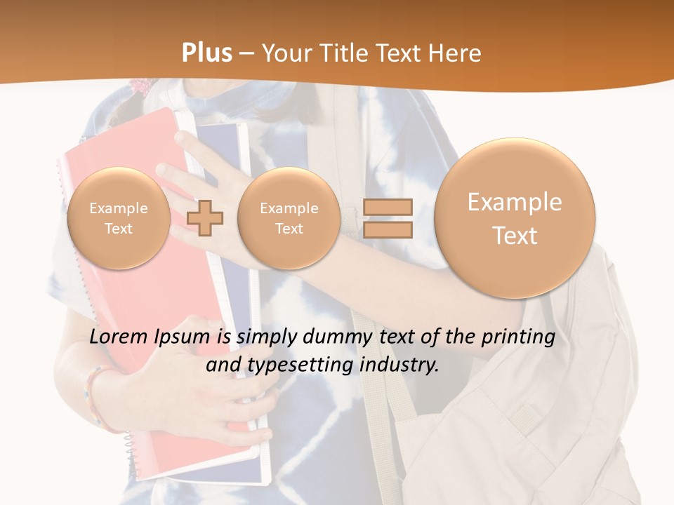 Dos Scolaire Ecole PowerPoint Template