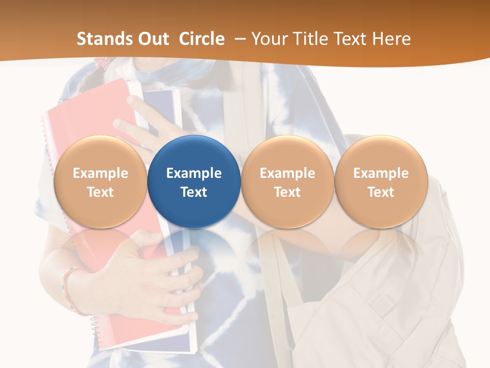 Dos Scolaire Ecole PowerPoint Template