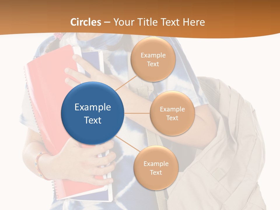 Dos Scolaire Ecole PowerPoint Template