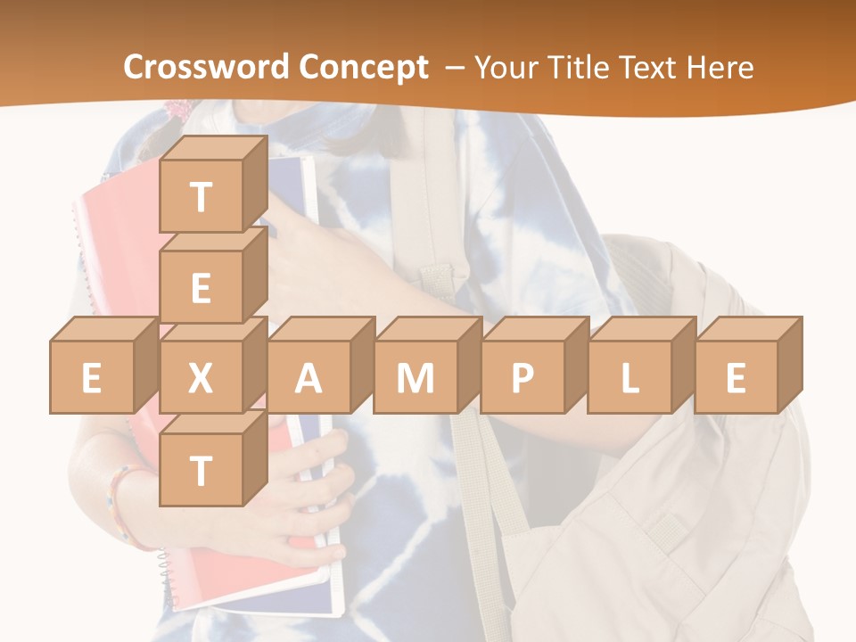 Dos Scolaire Ecole PowerPoint Template