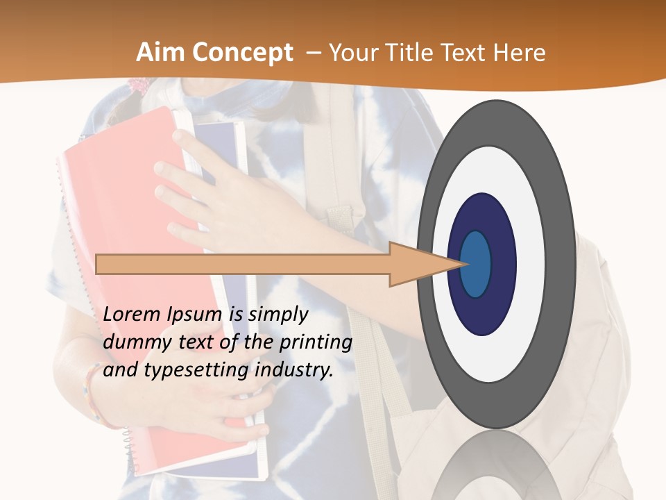 Dos Scolaire Ecole PowerPoint Template