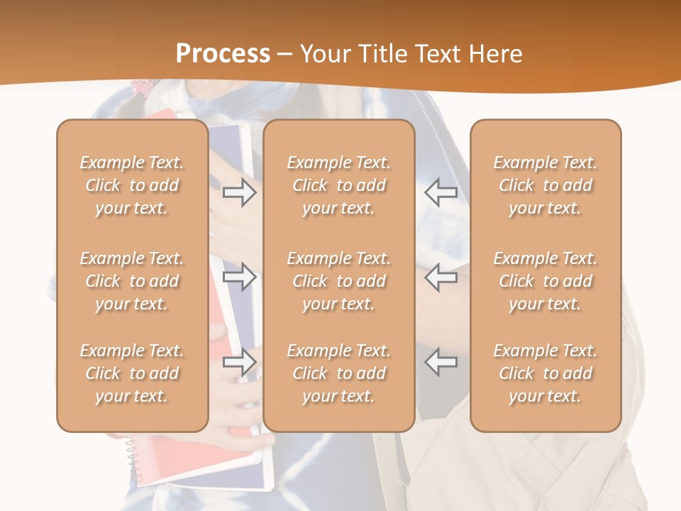 Dos Scolaire Ecole PowerPoint Template