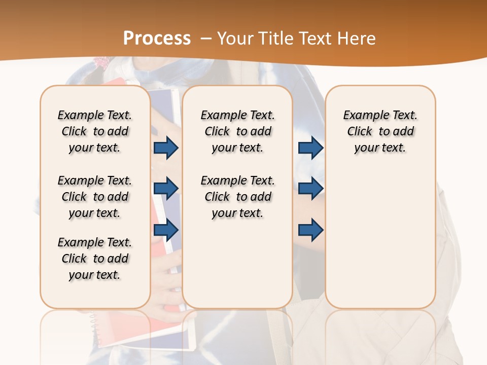 Dos Scolaire Ecole PowerPoint Template