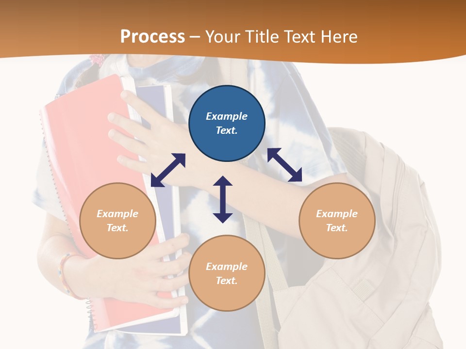 Dos Scolaire Ecole PowerPoint Template