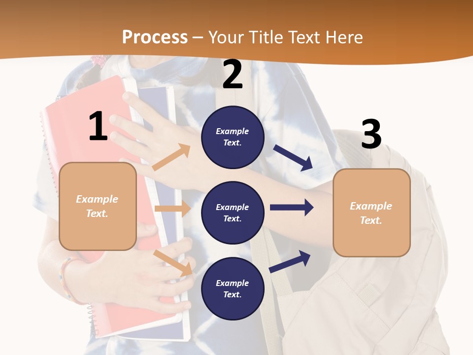 Dos Scolaire Ecole PowerPoint Template